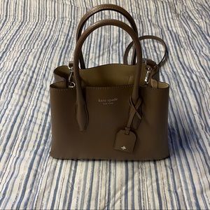 Kate Spade Eve Small Satchel Dark Walnut